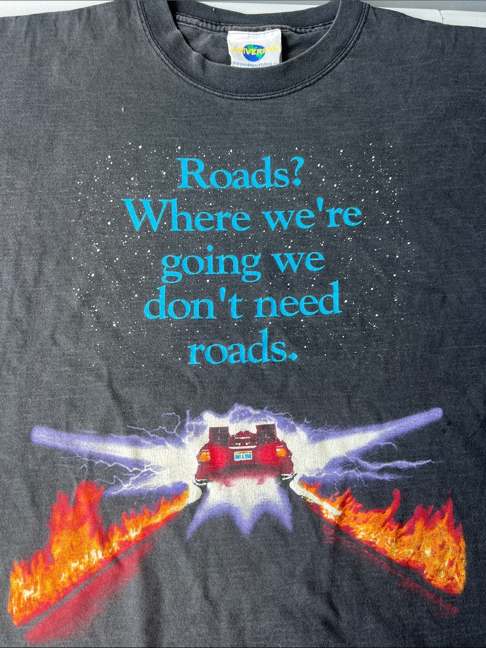 Vintage Universal studios xxl mens Graphic Tee back to the future shirt z13